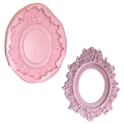 Stampo base cammeo ovale - Mod. 7 - Per cammei:  30x40mm