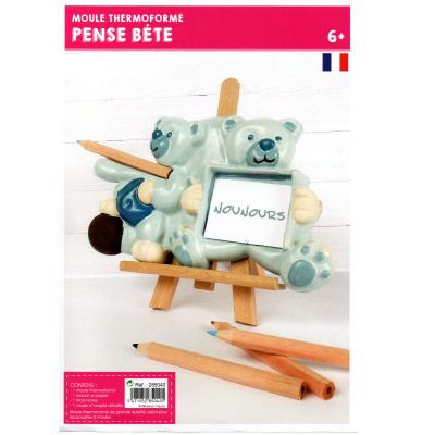 Stampo per colate - Animali - Mod. 4 Portamemo con matita e blocknotes inclusi!