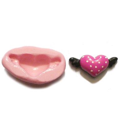 Stampo cuore alato