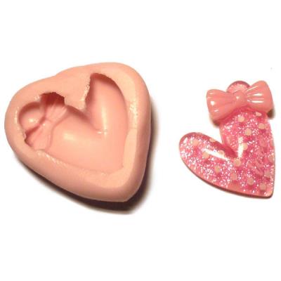 Stampo cuore con fiocco - Mod.3