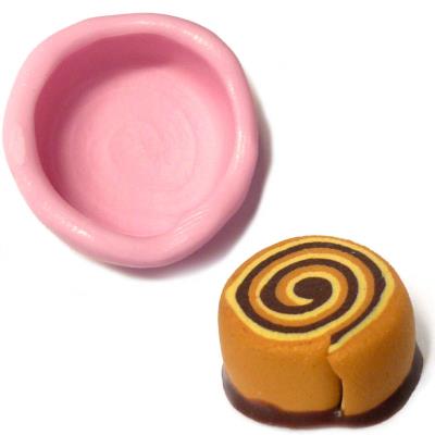 Mooncake. Set di 6 Stampi tondi ad espulsione per biscotti