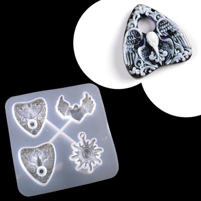Stampo per resina - Mod. F69 - Planchette, sole e cuore