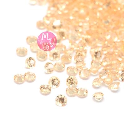 100 Strass in resina . forma diamante 3mm - colore: CIPRIA